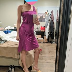 Plum/Fuchsia Cocktail Dress - Size Small